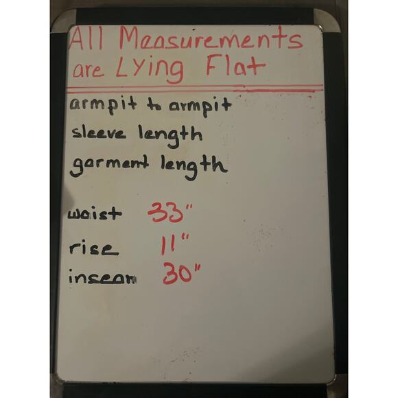 VGUC Levi's Dark Blue Denim Jeans Red Tag 505 Size 33x30 - Picture 6 of 6